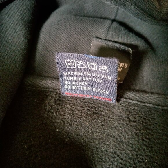 Famous Stars Straps Sweatshirt Men XXL Black Full Zip Skull Roses Hoodie - Picture 10 of 13